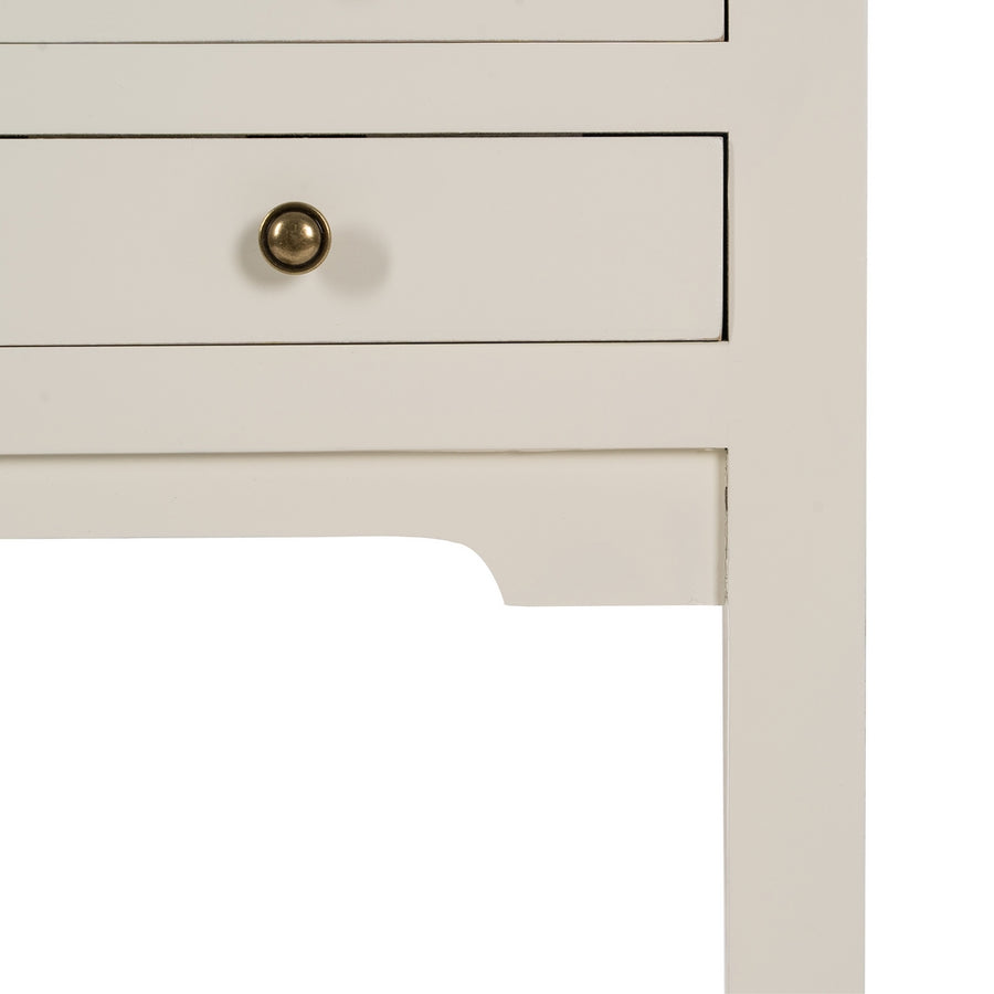 CONSOLA BLANCO MADERA 85 X 26 X 85 CM