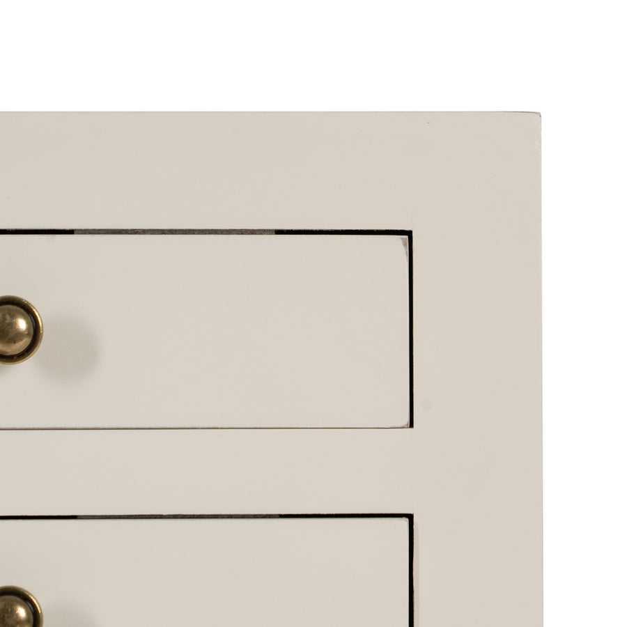 CONSOLA BLANCO MADERA 85 X 26 X 85 CM