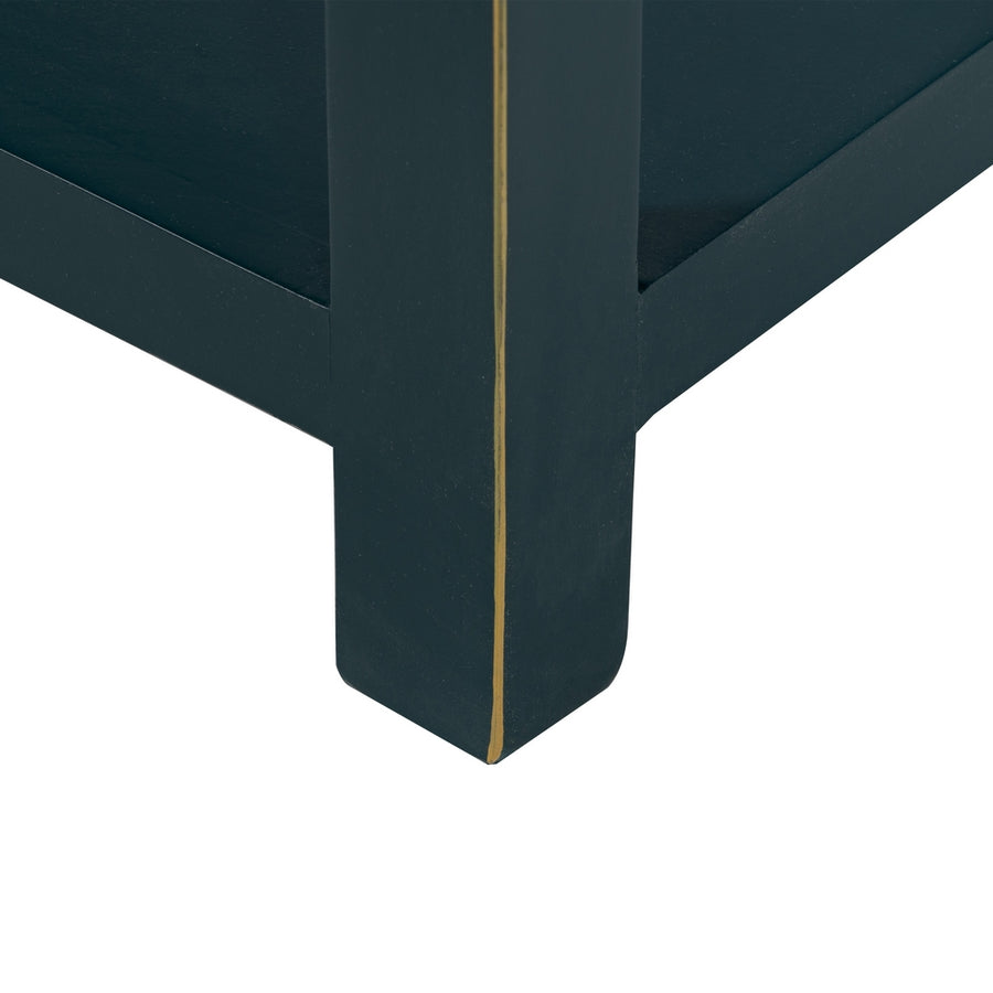 MESITA AZUL MADERA 45 X 30 X 66 CM