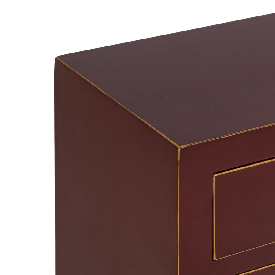 MESITA TEJA MADERA 45 X 30 X 66 CM