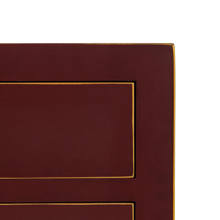 MESITA TEJA MADERA 45 X 30 X 66 CM