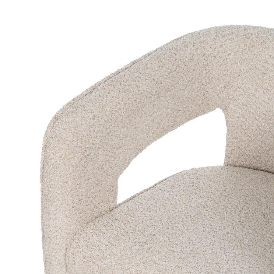 SILLA BEIGE TEJIDO SALÓN 69 X 66 X 73 CM