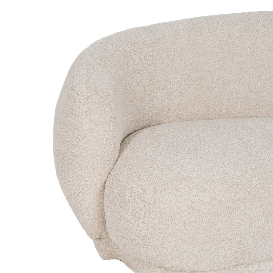 SOFÁ BEIGE TEJIDO SALÓN 191 X 93 X 75 CM