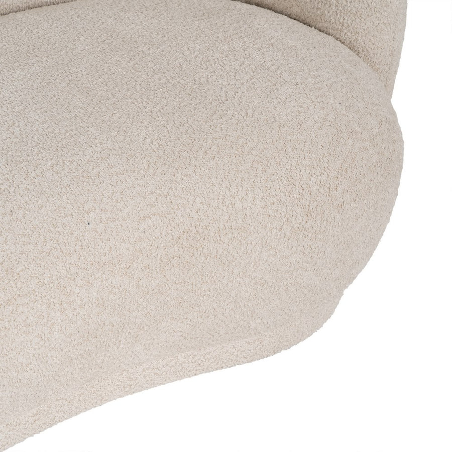 SOFÁ BEIGE TEJIDO SALÓN 191 X 93 X 75 CM