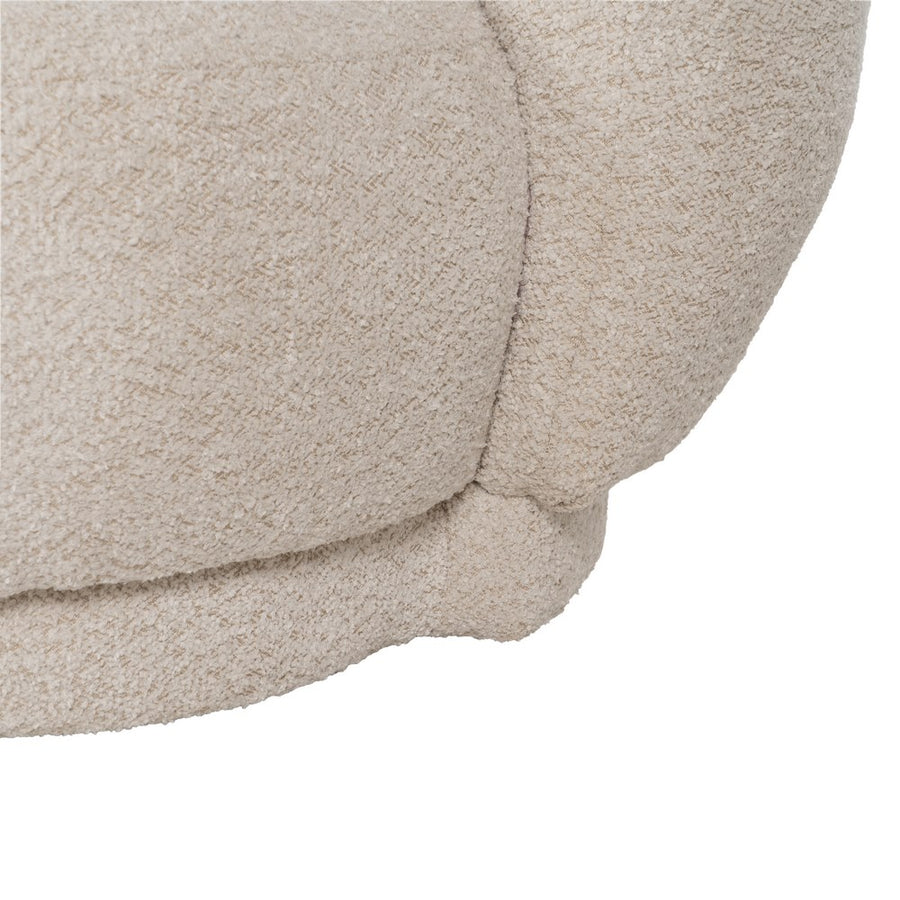 SOFÁ BEIGE TEJIDO SALÓN 191 X 93 X 75 CM