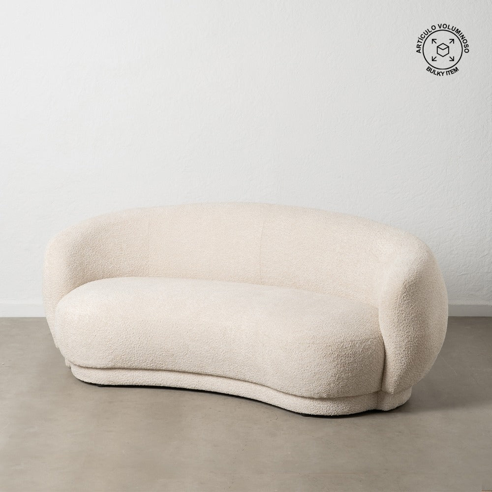SOF� BEIGE TEJIDO SAL�N 191 X 93 X 75 CM