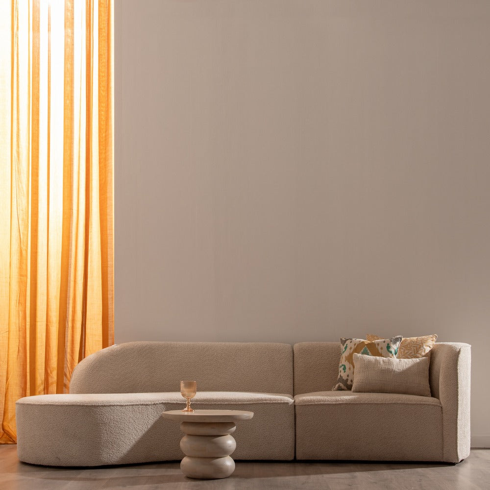 SOF� 2 PIEZAS BEIGE TEJIDO SAL�N 300 X 107 X 75 CM