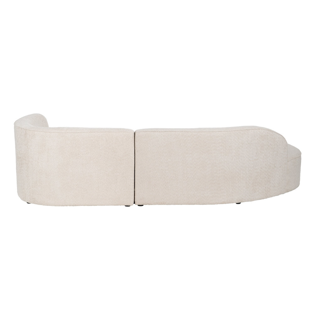 SOFÁ 2 PIEZAS BEIGE TEJIDO SALÓN 300 X 107 X 75 CM