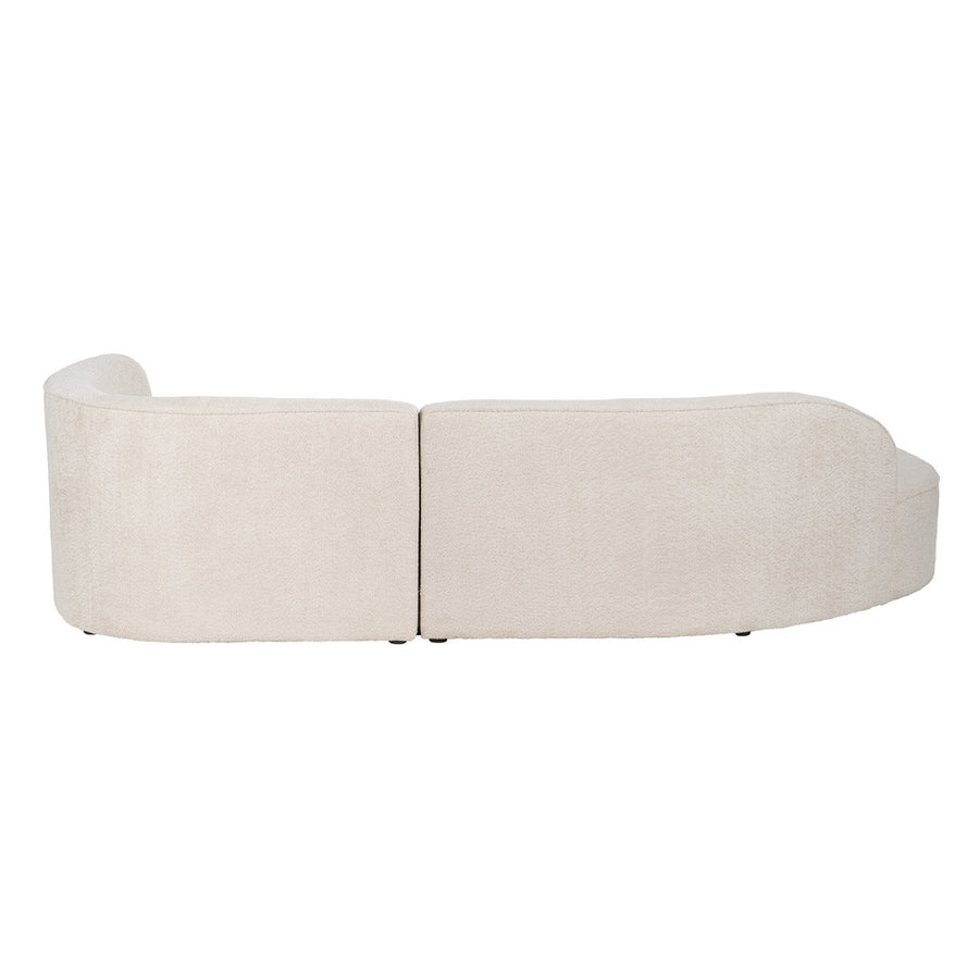 SOFÁ 2 PIEZAS BEIGE TEJIDO SALÓN 300 X 107 X 75 CM