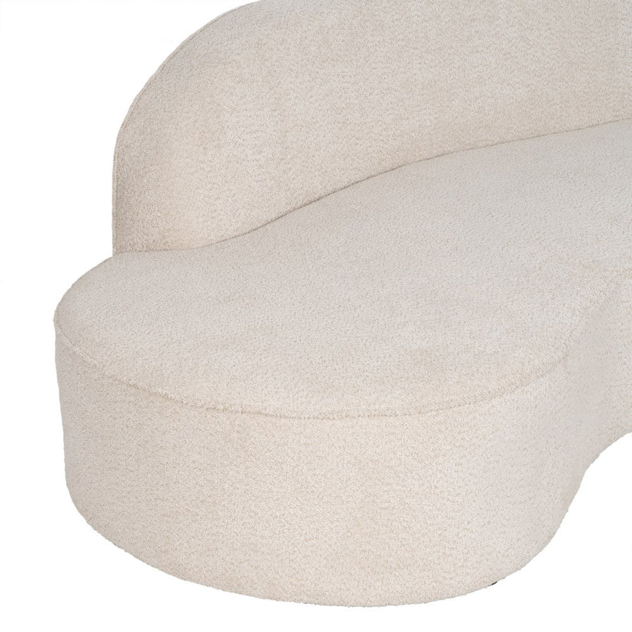 SOFÁ 2 PIEZAS BEIGE TEJIDO SALÓN 300 X 107 X 75 CM