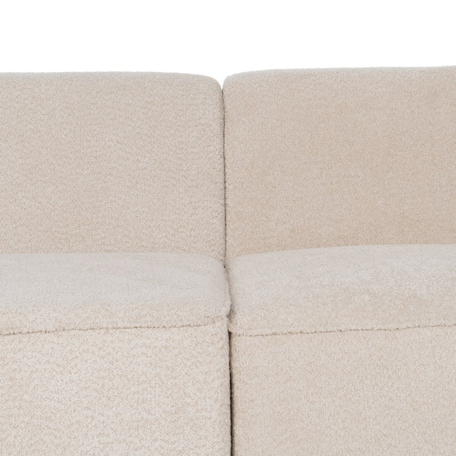 SOFÁ 2 PIEZAS BEIGE TEJIDO SALÓN 300 X 107 X 75 CM
