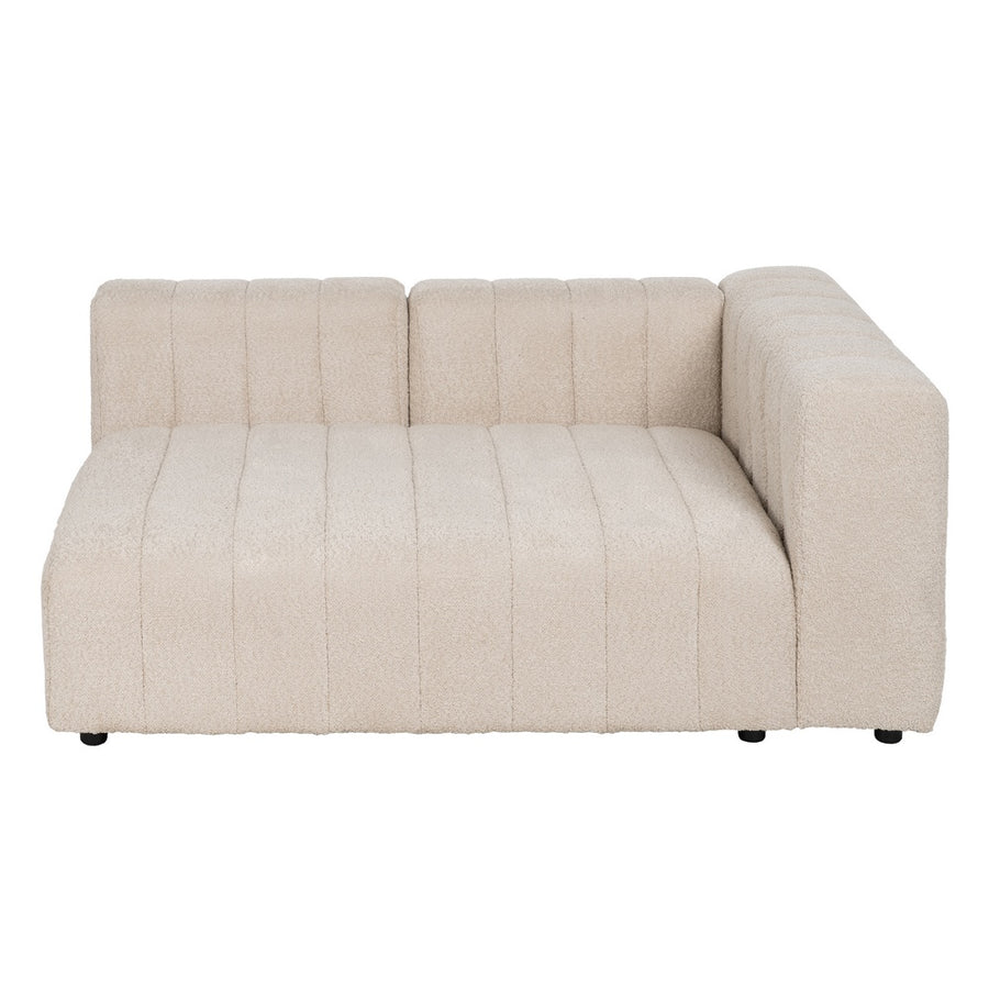 SOFÁ DESESTRUCTURADO BEIGE TEJIDO SALÓN 150 X 100 X 66 CM
