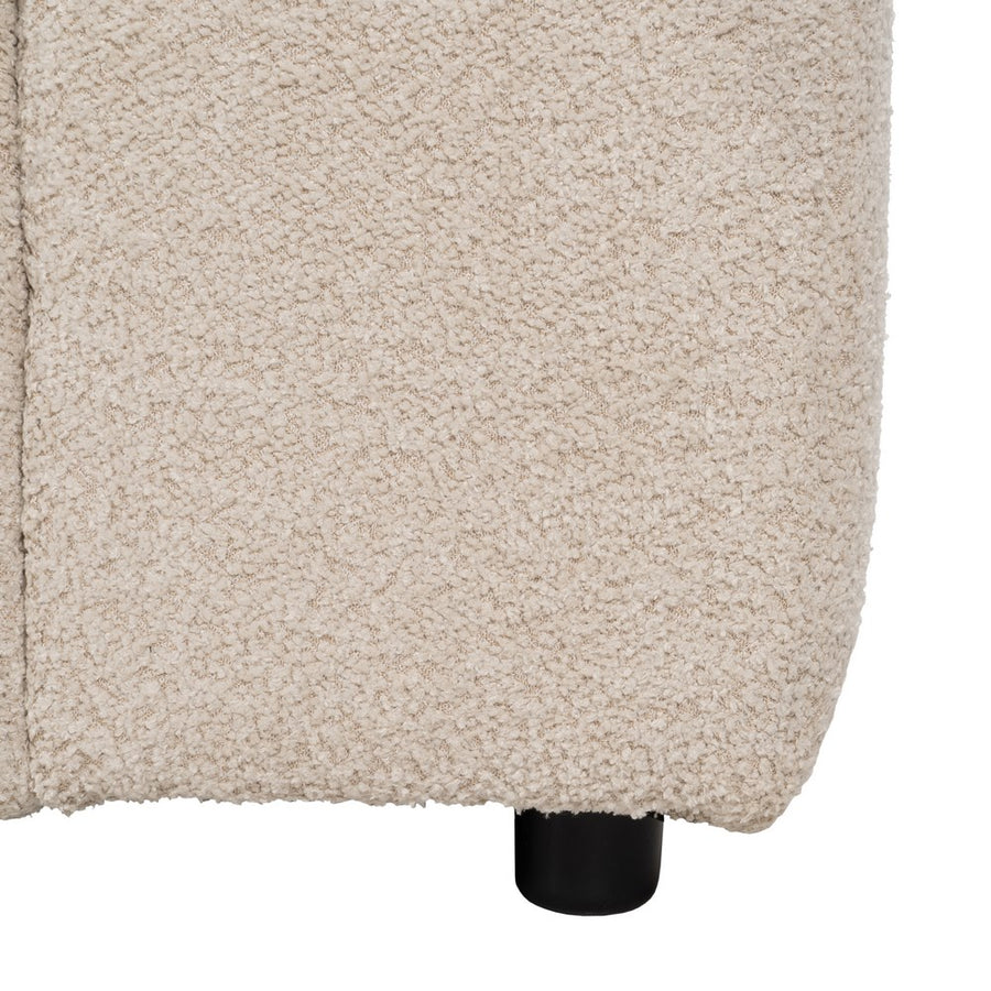 SOFÁ DESESTRUCTURADO BEIGE TEJIDO SALÓN 150 X 100 X 66 CM