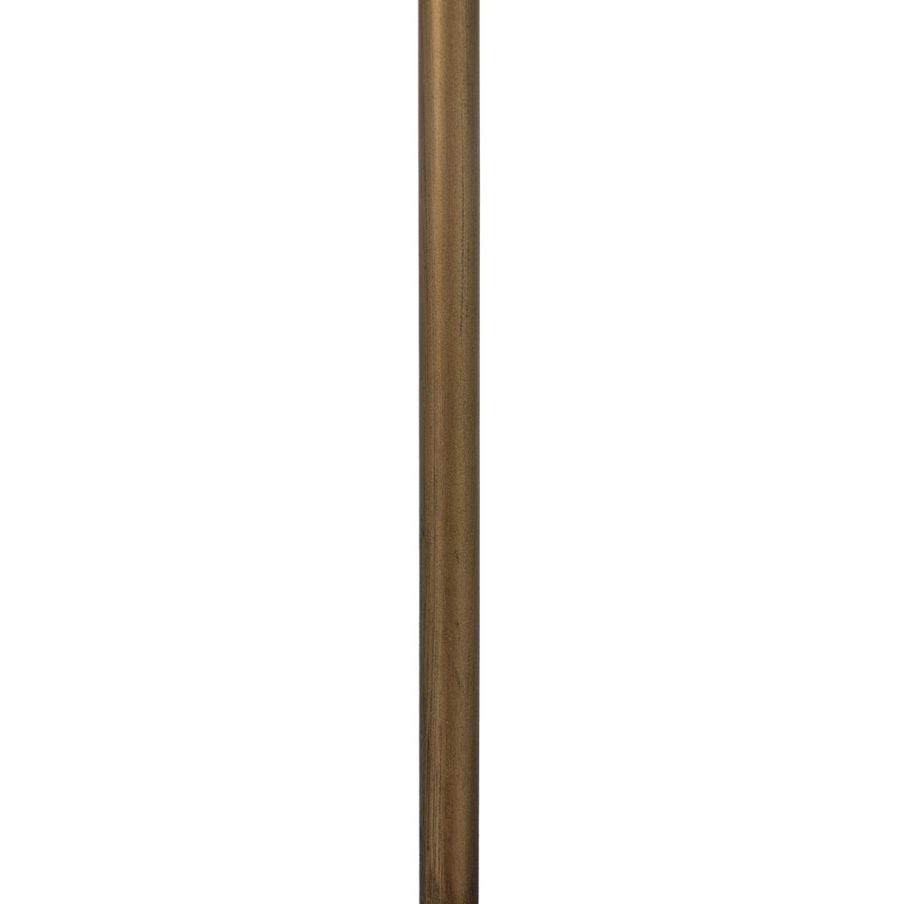 GOLD METAL CANDLE HOLDER DECORATION 15 X 15 X 40 CM