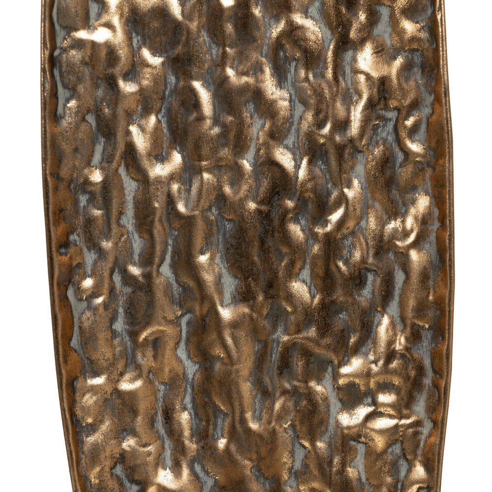 GOLD METAL CANDLE HOLDER DECORATION 16 X 17.50 X 84 CM
