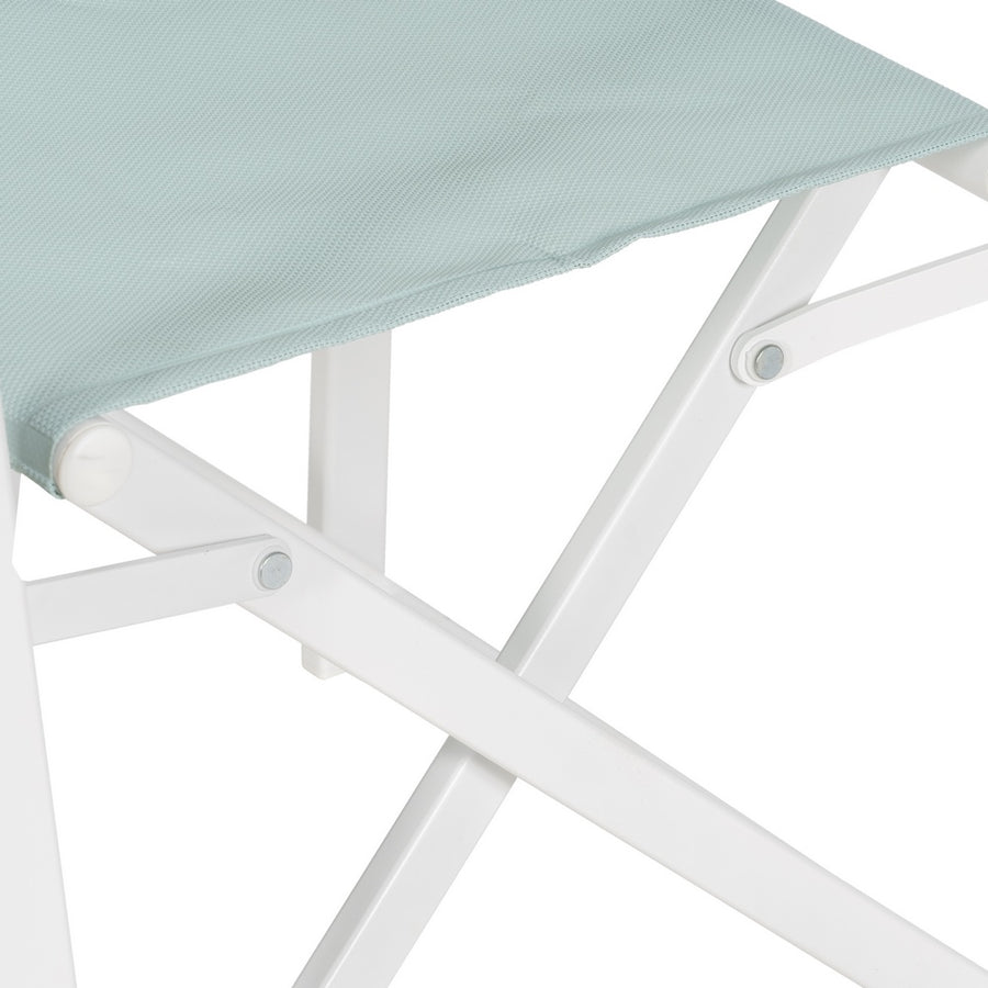 SILLA DIRECTOR VERDE-BLANCO 56 X 53 X 84 CM