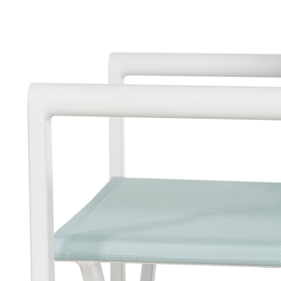 SILLA DIRECTOR VERDE-BLANCO 56 X 53 X 84 CM