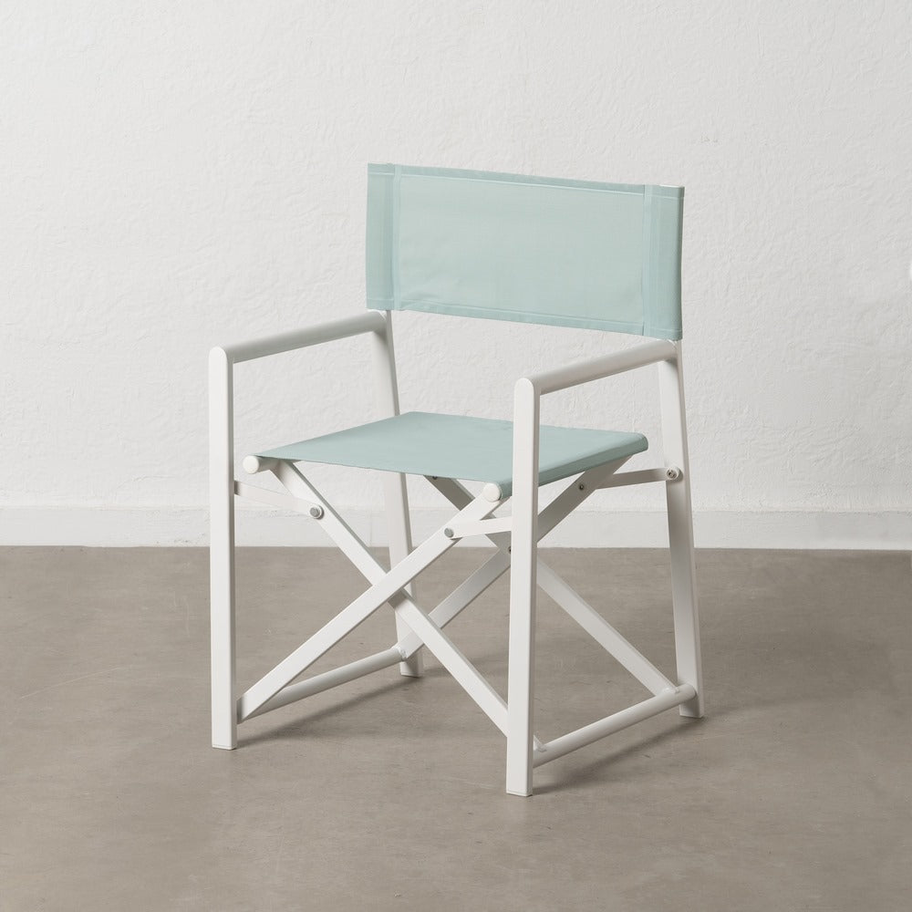 SILLA DIRECTOR VERDE-BLANCO 56 X 53 X 84 CM