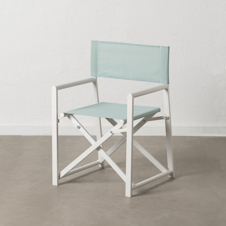 SILLA DIRECTOR VERDE-BLANCO 56 X 53 X 84 CM
