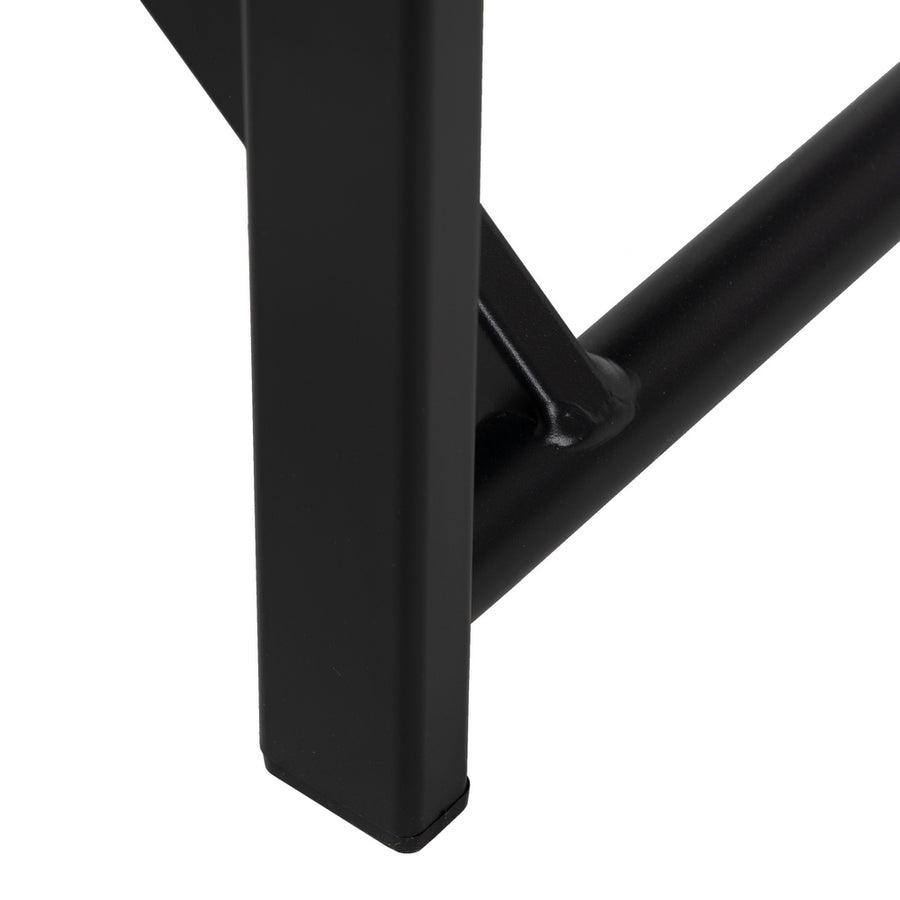 BLACK ALUMINUM-TEXTILENE DIRECTOR CHAIR 56 X 53 X 84 CM