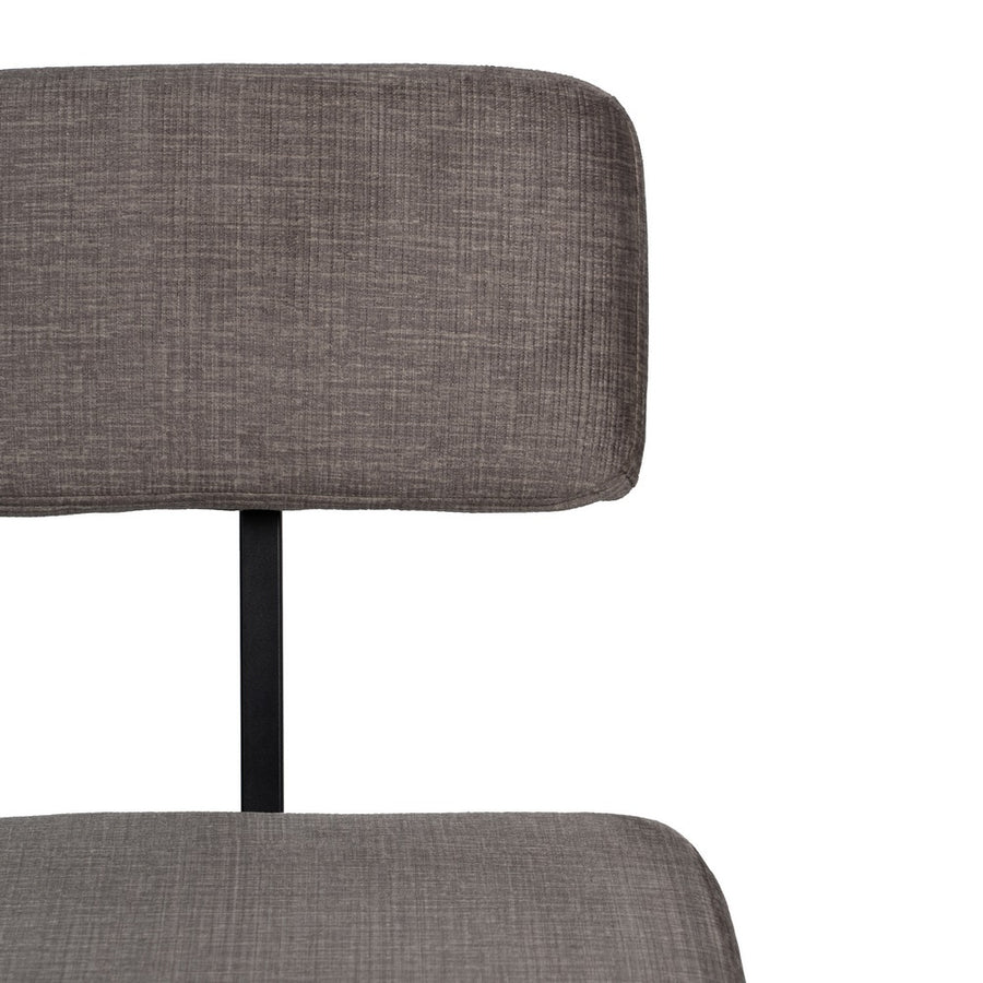 SILLA GRIS TEJIDO-METAL DECORACIÓN 42,50 X 55 X 77,50 CM