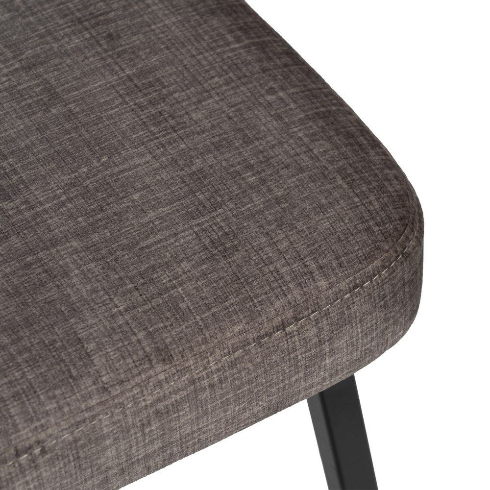 SILLA GRIS TEJIDO-METAL DECORACIÓN 42,50 X 55 X 77,50 CM