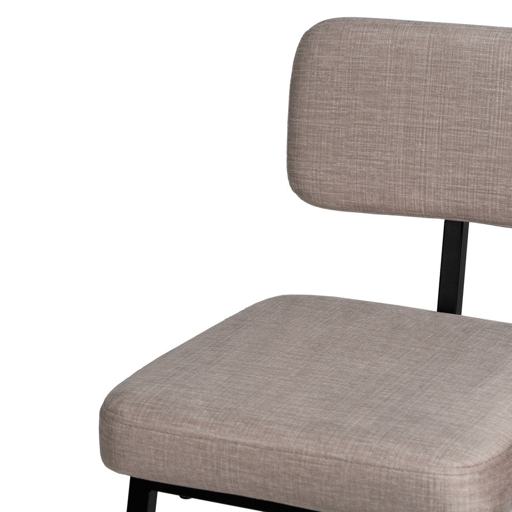 BEIGE WOVEN-METAL STOOL DECORATION 39 X 50.50 X 103 CM
