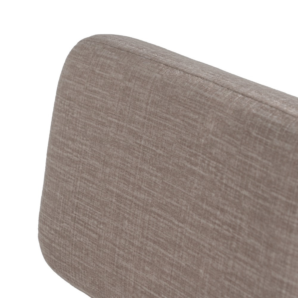 BEIGE WOVEN-METAL STOOL DECORATION 39 X 50.50 X 103 CM