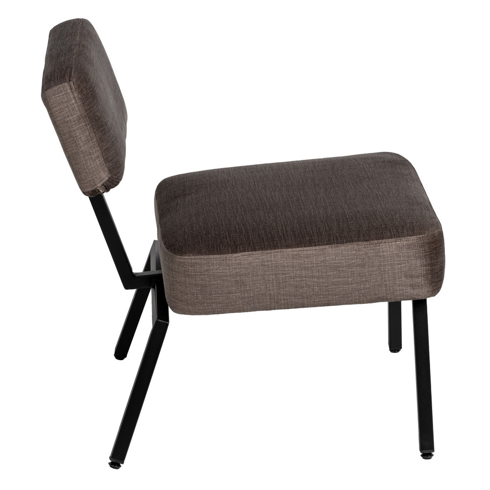 SILLÓN GRIS TEJIDO-METAL DECORACIÓN 58 X 59 X 71 CM