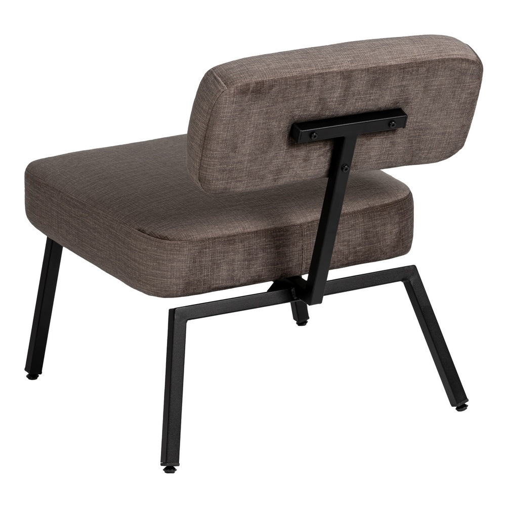 SILLÓN GRIS TEJIDO-METAL DECORACIÓN 58 X 59 X 71 CM