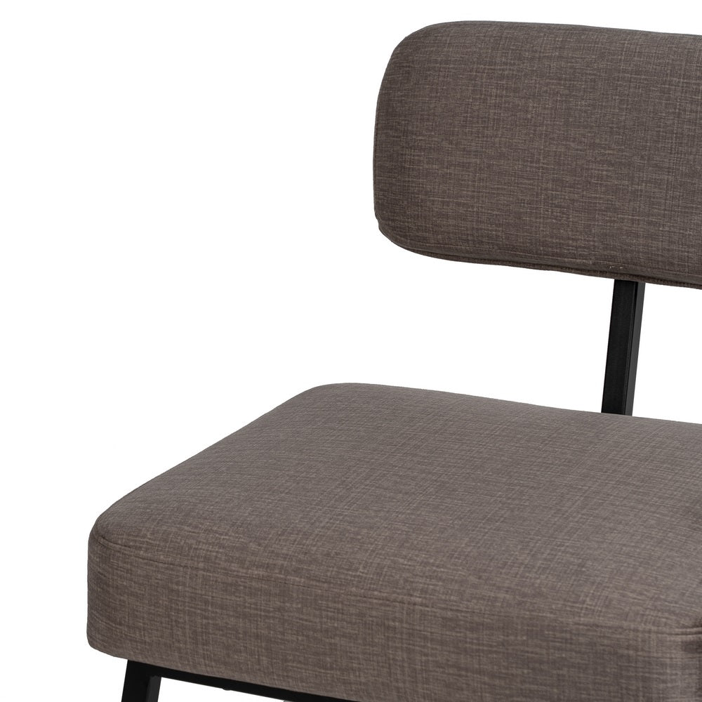 SILLÓN GRIS TEJIDO-METAL DECORACIÓN 58 X 59 X 71 CM