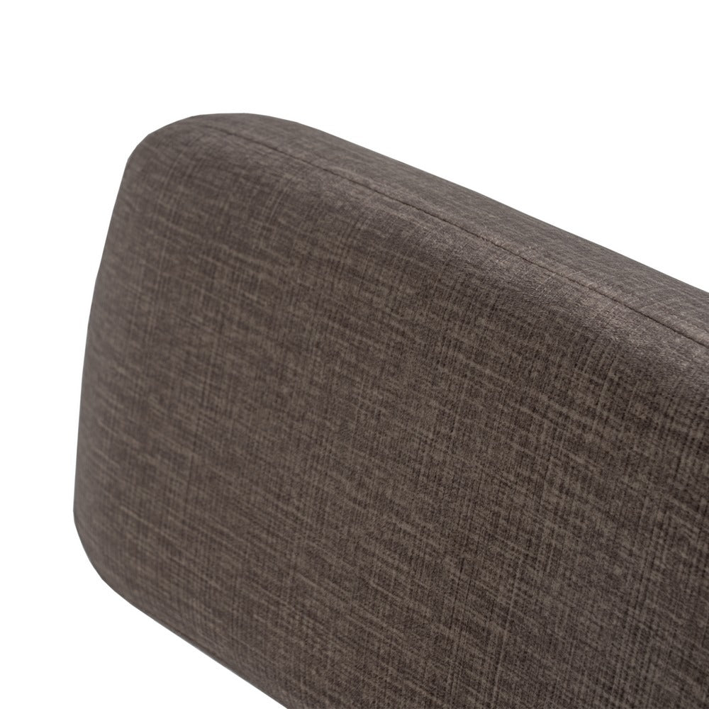 SILLÓN GRIS TEJIDO-METAL DECORACIÓN 58 X 59 X 71 CM