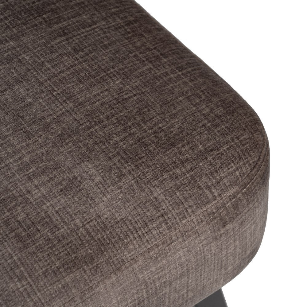 SILLÓN GRIS TEJIDO-METAL DECORACIÓN 58 X 59 X 71 CM