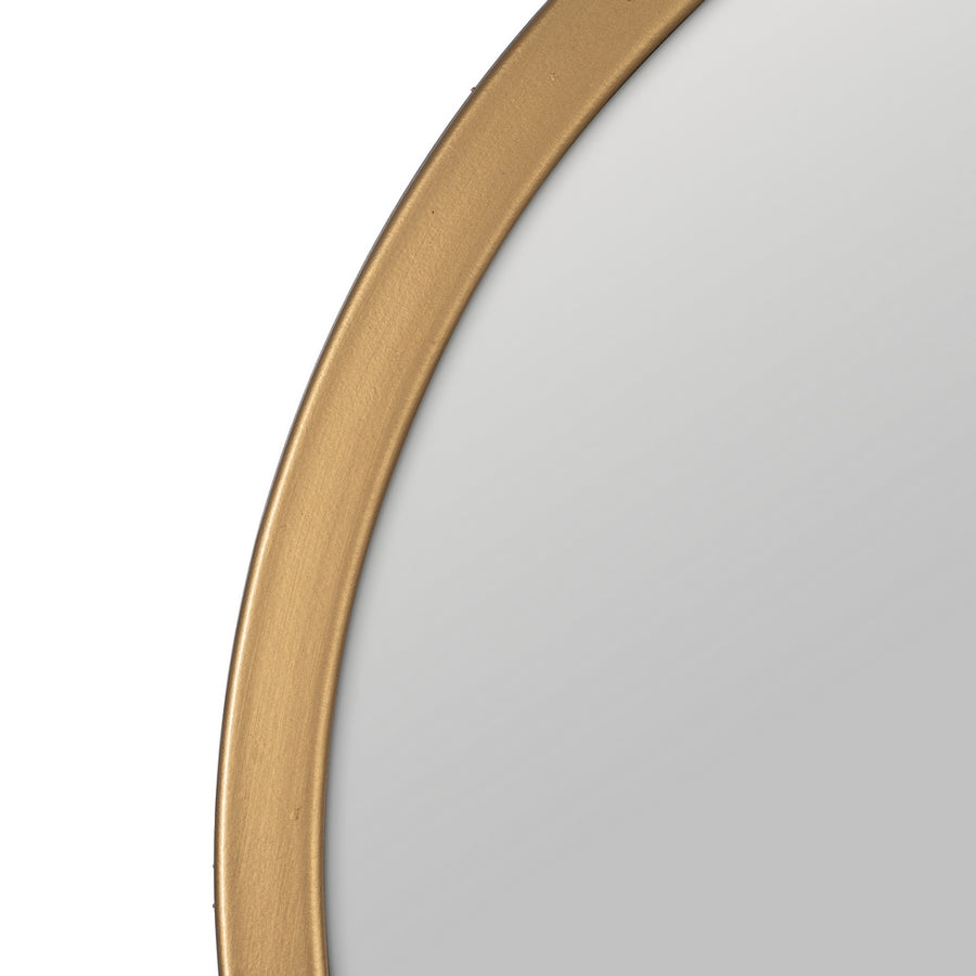 MURAL PARED ESPEJO GRIS-ORO METAL 102,90 X 5,70 X 55,90 CM
