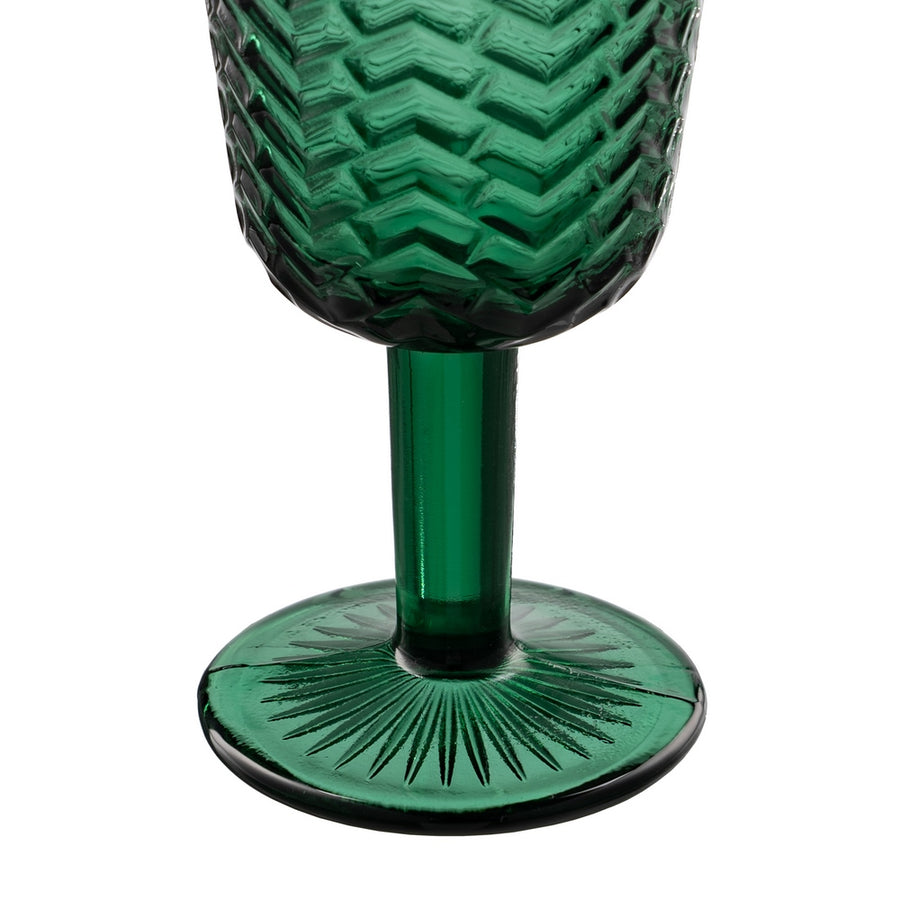 COPA VERDE CRISTAL DECORACIÓN 8 X 8 X 17 CM