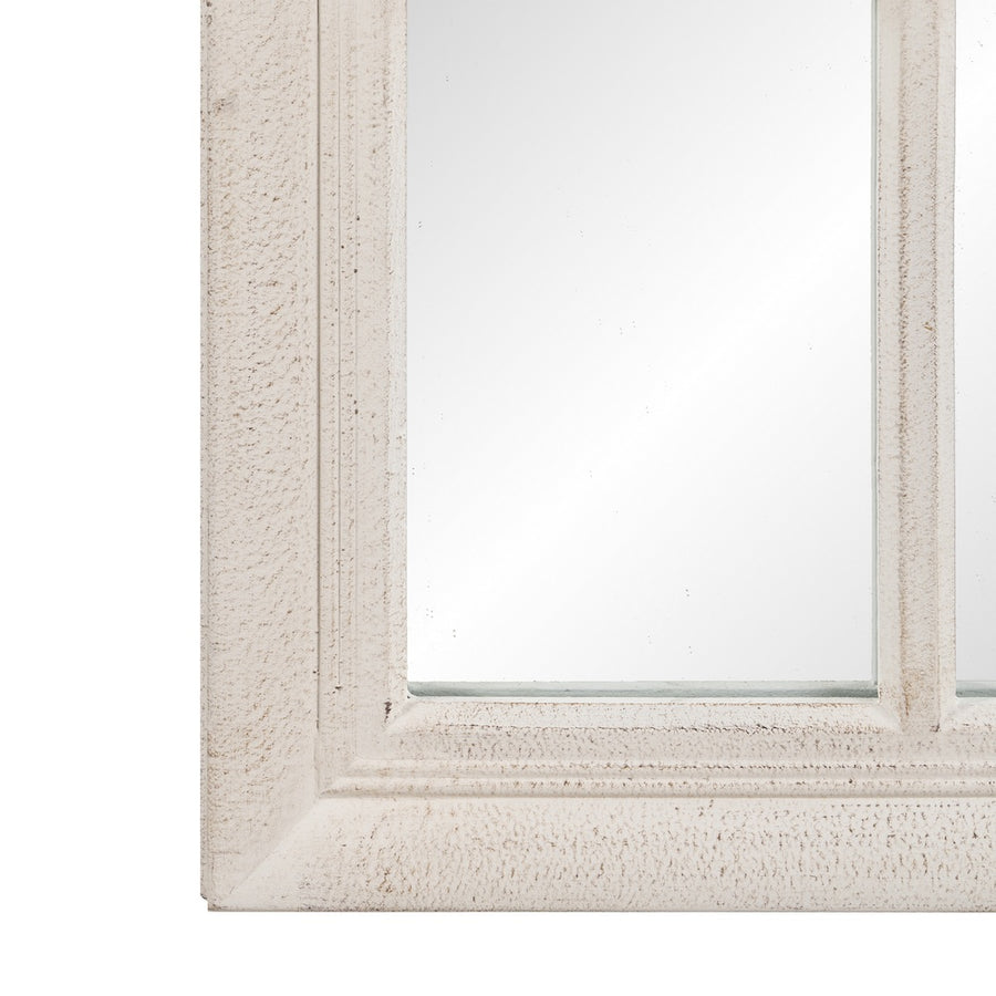 ESPEJO VENTANA BLANCO ENVEJECIDO 80 X 3,50 X 140 CM