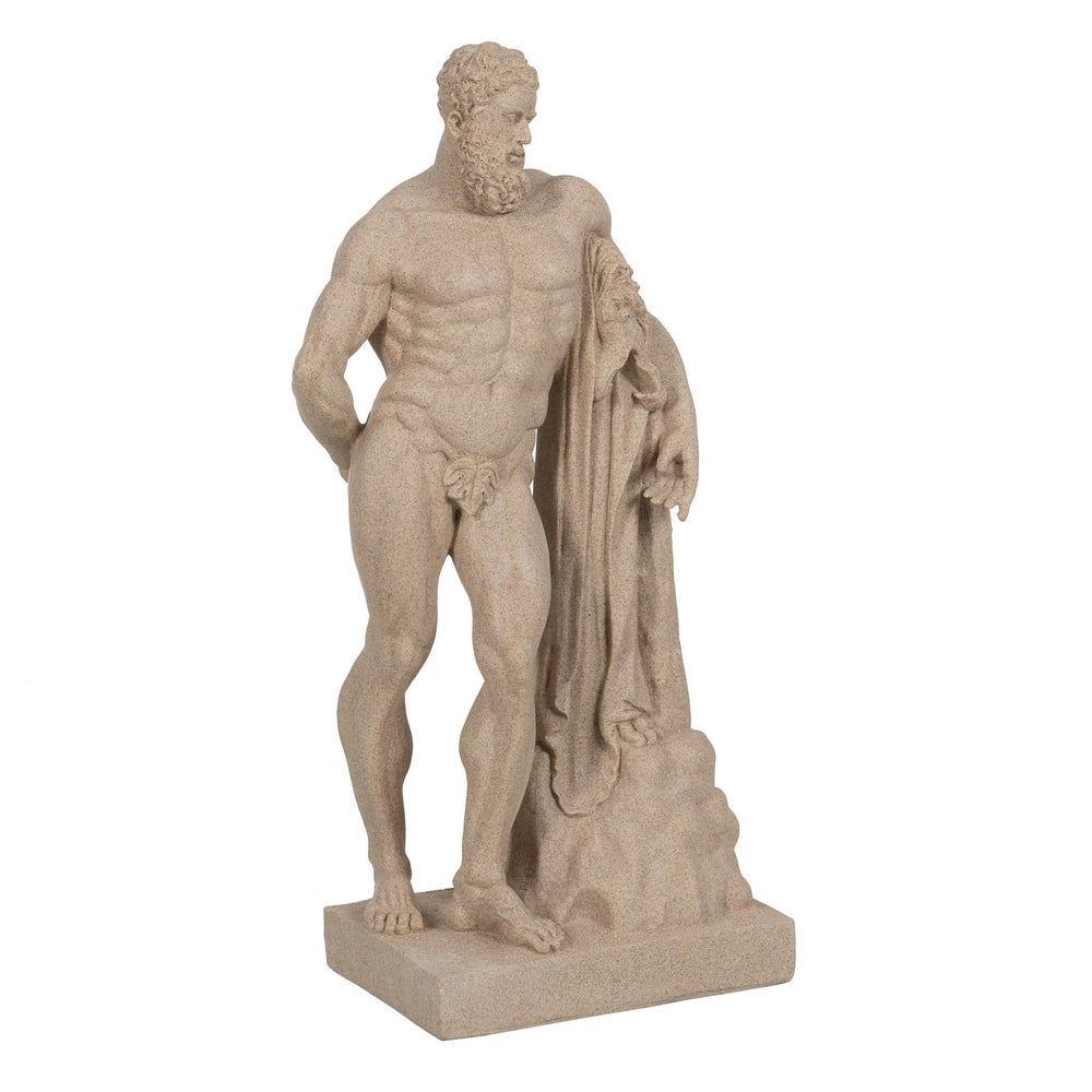 NAKED FIGURE CREAM RESIN DECORATION 26.50 X 16 X 52.50 CM
