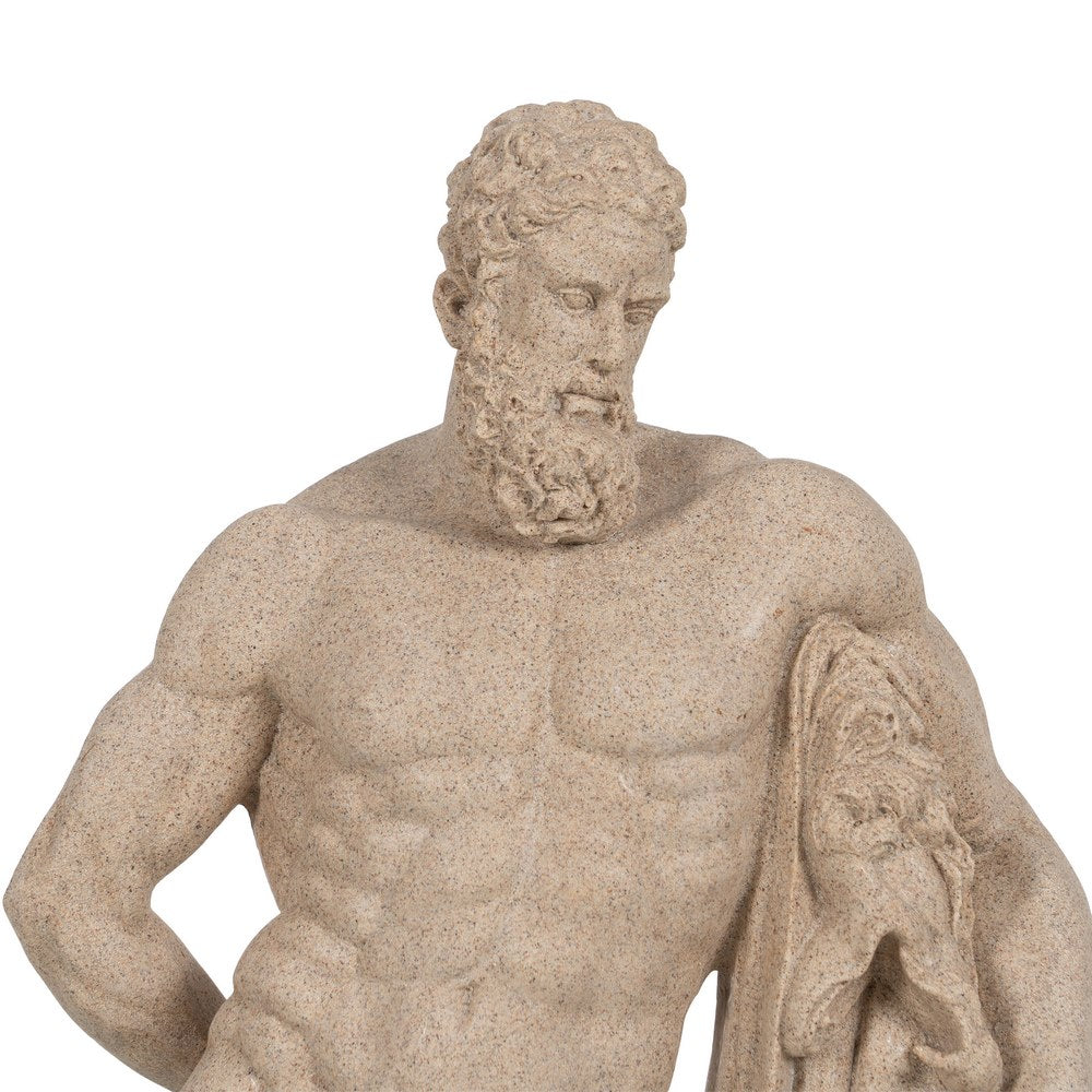 NAKED FIGURE CREAM RESIN DECORATION 26.50 X 16 X 52.50 CM