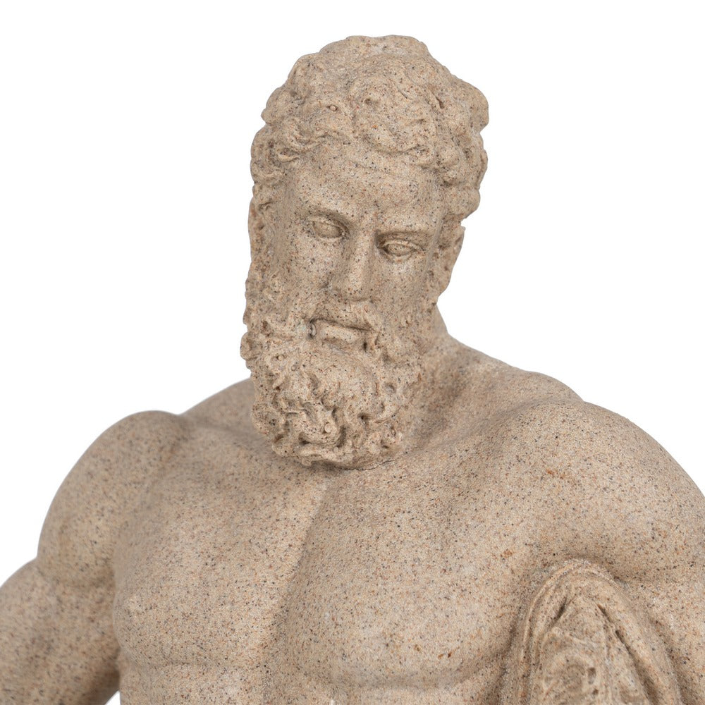 NAKED FIGURE CREAM RESIN DECORATION 26.50 X 16 X 52.50 CM