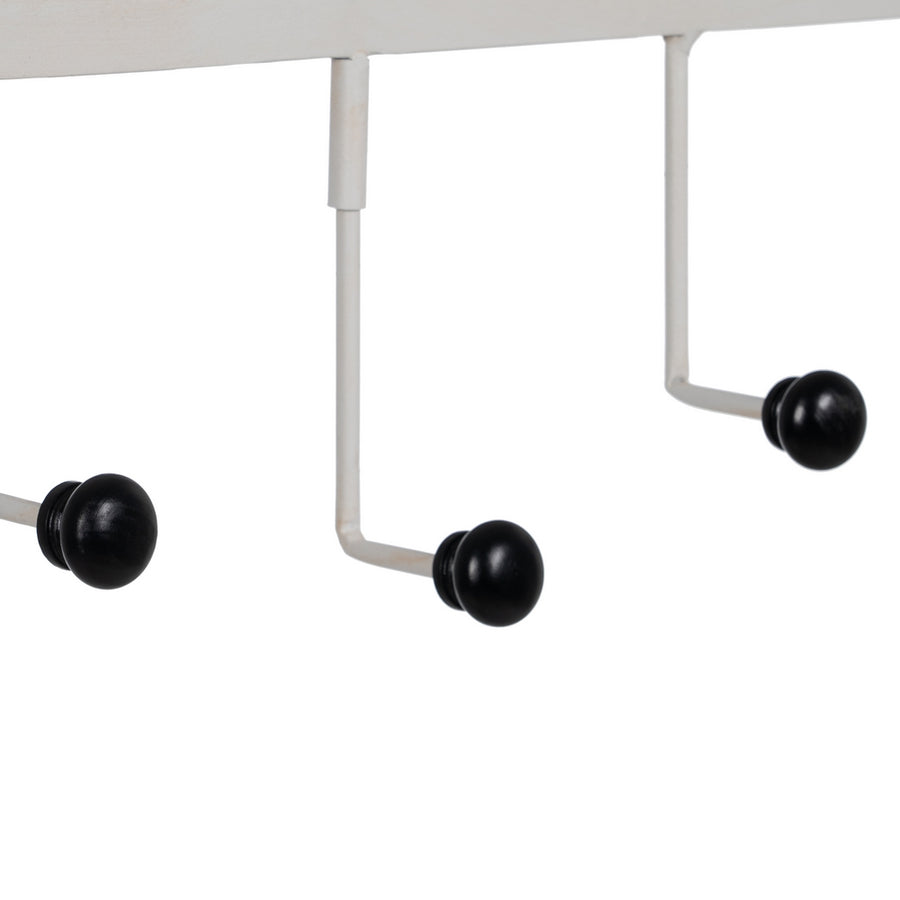 PERCHA HOME BLANCO METAL DECORACIÓN 40 X 7 X 30 CM