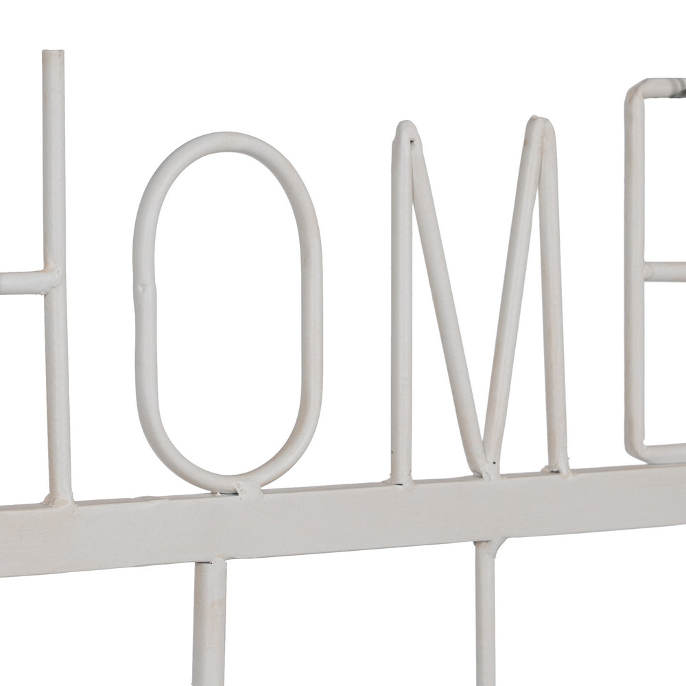 PERCHA HOME BLANCO METAL DECORACIÓN 40 X 7 X 30 CM
