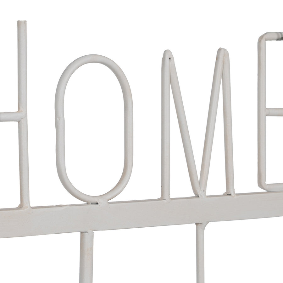 PERCHA HOME BLANCO METAL DECORACIÓN 40 X 7 X 30 CM