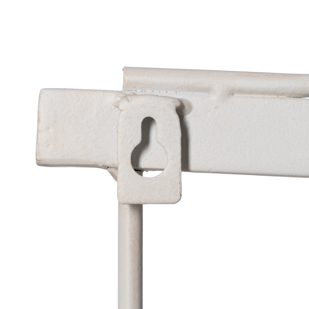 PERCHA HOME BLANCO METAL DECORACIÓN 40 X 7 X 30 CM