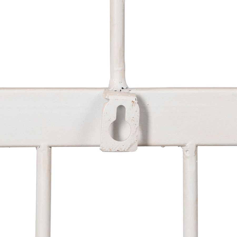 PERCHA BLANCO METAL DECORACIÓN 50 X 7 X 27 CM