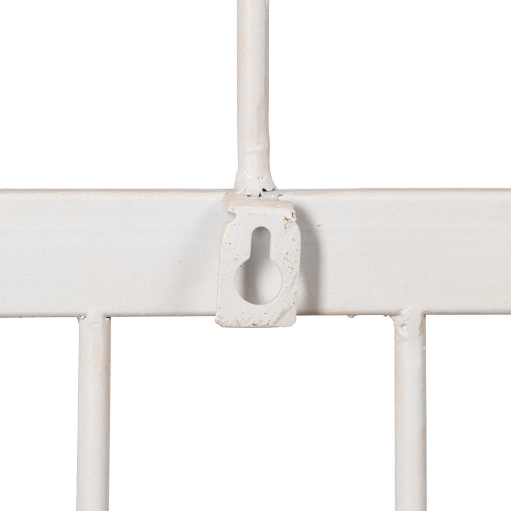 PERCHA BLANCO METAL DECORACIÓN 50 X 7 X 27 CM