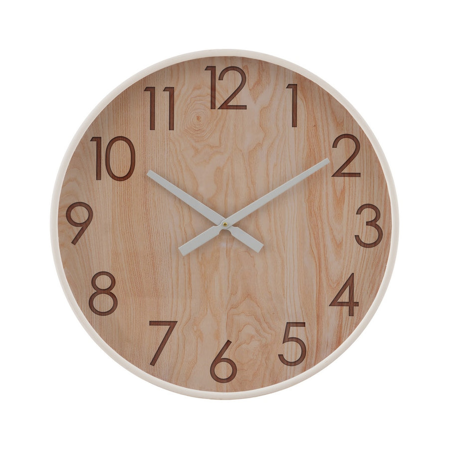 RELOJ NATURAL MADERA DECORACIÓN 60 X 60 X 5,50 CM