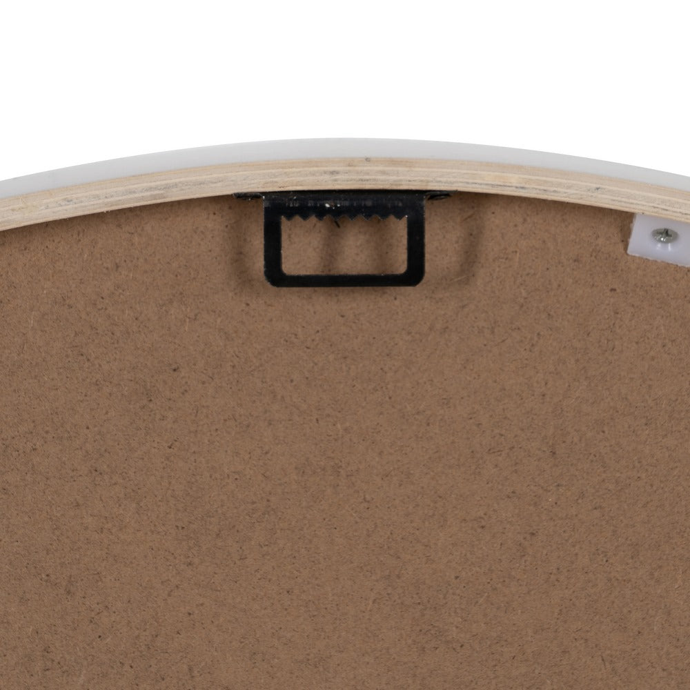 RELOJ NATURAL-BLANCO MADERA DECORACIÓN 60 X 60 X 5,50 CM