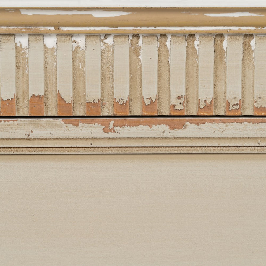 CÓMODA NATURAL-CREMA MADERA 119,50 X 44,50 X 84 CM