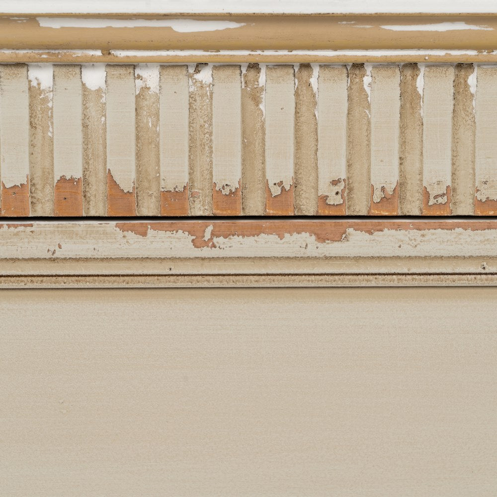 CÓMODA NATURAL-CREMA MADERA 119,50 X 44,50 X 84 CM
