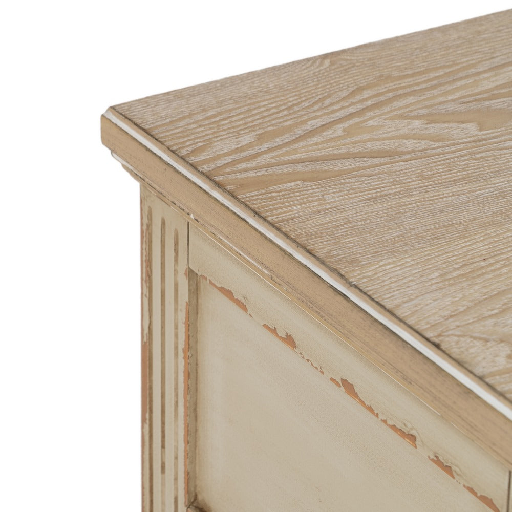 MESITA NATURAL-CREMA MADERA 56 X 36 X 68 CM